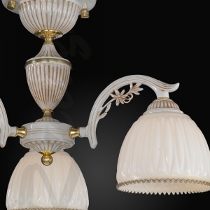 Lustra cu 3 brate realizat manual design italian 9671 105415 universul-luminii.ro