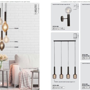 Lustra cu 4 pendule design minimalist Dulwich 208365 universul-luminii.ro