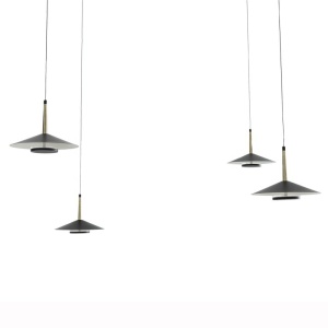 Lustra cu 4 pendule LED design tehnic ORION MA-7307