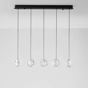 Lustra cu 5 pendule LED design modern IFOS - Img 3