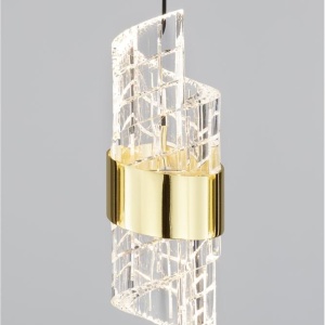 Lustra cu 5 pendule LED design modern Seneca 228385 universul-luminii.ro