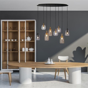 Lustra cu 8 pendule design modern Divine 136945 universul-luminii.ro