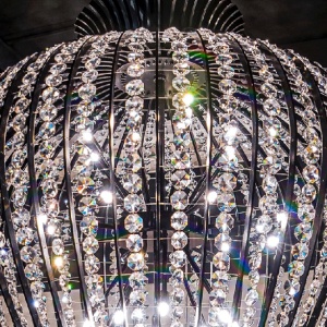 Lustra deosebita cristal Bohemia, diametru 70cm 91095 universul-luminii.ro