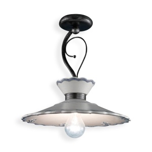 Lustra design clasic realizata manual din ceramica RAVENNA 31cm