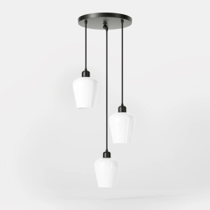 Lustra design italian din alama si sticla Talis - Img 3