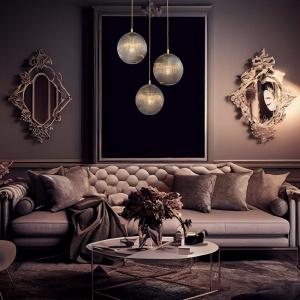 Lustra design modern cu 3 pendule Paloma 145765 universul-luminii.ro