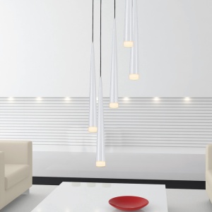 Lustra design modern Stylo 3 white 55985 universul-luminii.ro