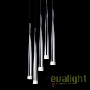 Lustra design modern Stylo 5 chrome 65495 universul-luminii.ro