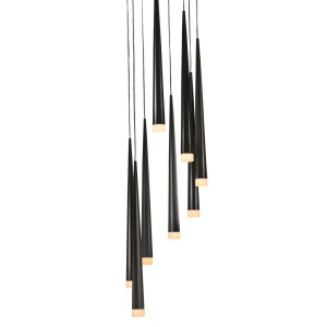 Lustra design modern Stylo 8 black 172615 universul-luminii.ro