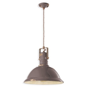 Lustra design retro realizata manual din ceramica INDUSTRIAL 216805 universul-luminii.ro