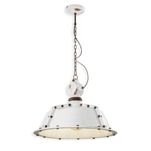 Lustra design retro realizata manual din ceramica INDUSTRIAL 216875 universul-luminii.ro