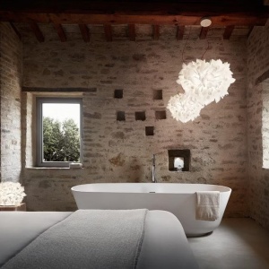 Lustra design unicat realizat manual Veli Frunze M, 45cm 214585 universul-luminii.ro