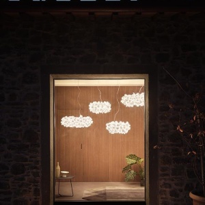 Lustra design unicat realizata manual Clizia Mama Non Mama White, 53cm 214875 universul-luminii.ro
