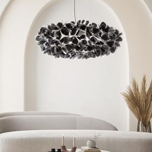 Lustra design unicat realizata manual Clizia XXL Mama Non Mama Black, 130cm 123135 universul-luminii.ro