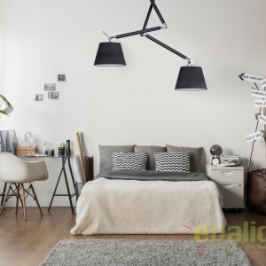 Lustra directionabila design modern ZYTA 2 S neagra 69815 universul-luminii.ro