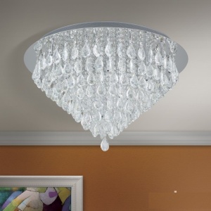 Lustra eleganta cristal K9 diametru 75cm Celeste DLU 2401/75 chrom OR 174785 universul-luminii.ro