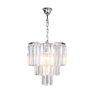 Lustra eleganta design deosebit AMEDEO, crom 17106/3+1-CHR ZL - Img 1