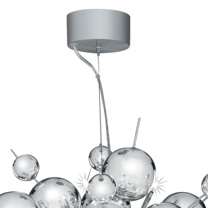 Lustra eleganta design ultra-modern Molecule crom 8312-12CC SRT 185235 universul-luminii.ro