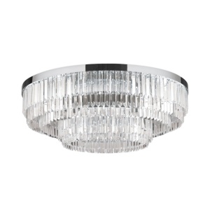 Lustra LED aplicata cristal design elegant lux PRISM D-95cm crom - Img 4