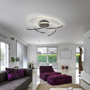 Lustra LED aplicata cu telecomanda Cadence - Img 2