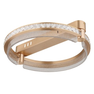 Lustra LED aplicata design circular cu telecomanda BLONDIE D-40cm - Img 4