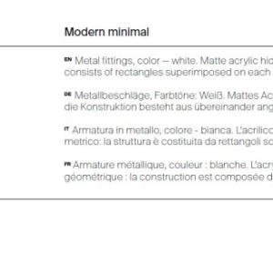 Lustra LED aplicata design minimalist Rida alb 141425 universul-luminii.ro