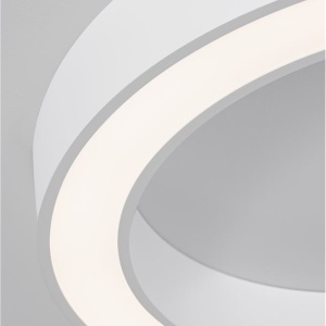 Lustra LED aplicata design modern OPAL 50W alba - Img 6