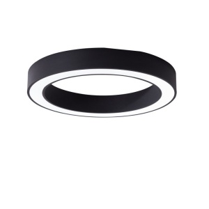 Lustra LED aplicata design slim circular MARCO TOP 40 3000K BK - Img 1