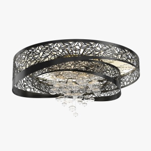 Lustra LED aplicata moderna diametru 100cm, design LUX GLORY 05-CH 95385 universul-luminii.ro