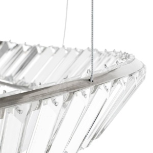 Lustra LED casa scarii design deosebit CHARMES 2B crom - Img 11