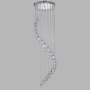 Lustra LED casa scarii design modern Ice Cube H-3M 7820-20-LED SRT - Img 2
