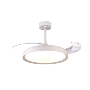 Lustra LED CCT cu ventilator si telecomanda MISTRAL alb MA-8826