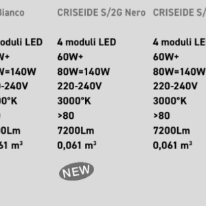 Lustra LED circulara cu 2 inele 80/60cm CRISEIDE, alb, negru sau auriu 227305 universul-luminii.ro