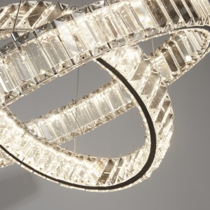 Lustra LED circulara cu 2 inele Tier 147505 universul-luminii.ro