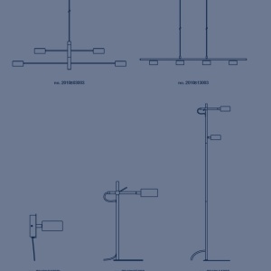 Lustra LED cu 4 brate design nordic Clyde 2010803003 NL 189855 universul-luminii.ro