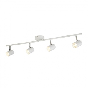 Lustra LED cu 4 spoturi directionabile Rollo alba 3174WH SRT