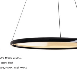 Lustra LED cu telecomanda design circular Qled - Img 5