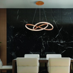 Lustra LED cu telecomanda design modern INFINITY 80 CCT GO 120405 universul-luminii.ro