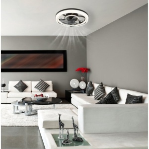 Lustra LED cu ventilator si telecomanda CIRILLA 03644 GL 247055 universul-luminii.ro