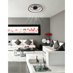 Lustra LED cu ventilator si telecomanda GATIAN 162995 universul-luminii.ro