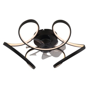 Lustra LED cu ventilator si telecomanda LORIS 03638 GL