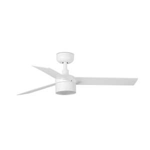 Lustra LED cu Ventilator tavan cu telecomanda RUDDER TEK 3 S alb/frasin 3000K