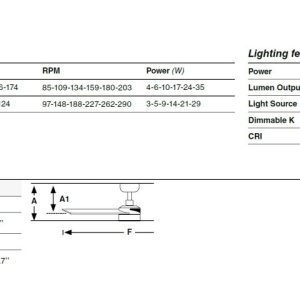 Lustra LED cu Ventilator tavan cu telecomanda RUDDER TEK 3 S alb/frasin 4000K - Img 6