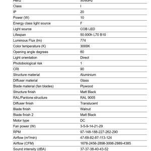Lustra LED cu Ventilator tavan cu telecomanda RUDDER TEK 3 S negru/nuc 3000K - Img 4