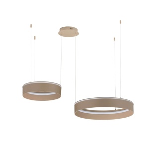 Lustra LED design circular OLIVIA bej - Img 4