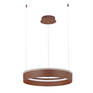 Lustra LED design circular OLIVIA maro inchis D-60cm - Img 3