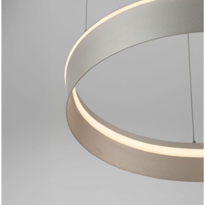 Lustra LED design circular OLIVIA nickel D-60cm - Img 6