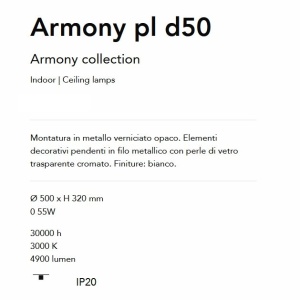 Lustra LED design elegant Armony pl d50 - Img 3