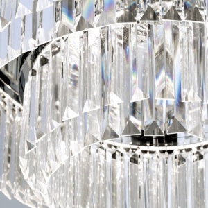 Lustra LED design LUX PRISM 55cm, chrome 94495 universul-luminii.ro