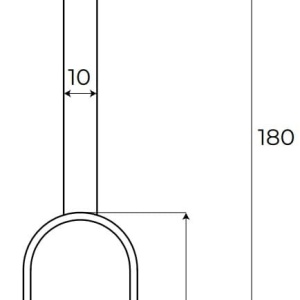 Lustra LED design minimalist ENIGMA, auriu periat 143945 universul-luminii.ro
